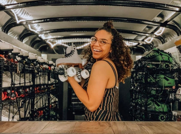 Meet the Black Founder Who Reached $3M In Sales Through Her Roller Skate Line Amid COVID-19 Meet the Black Founder Who Reached $3M In Sales Through Her Roller Skate Line Amid COVID-19