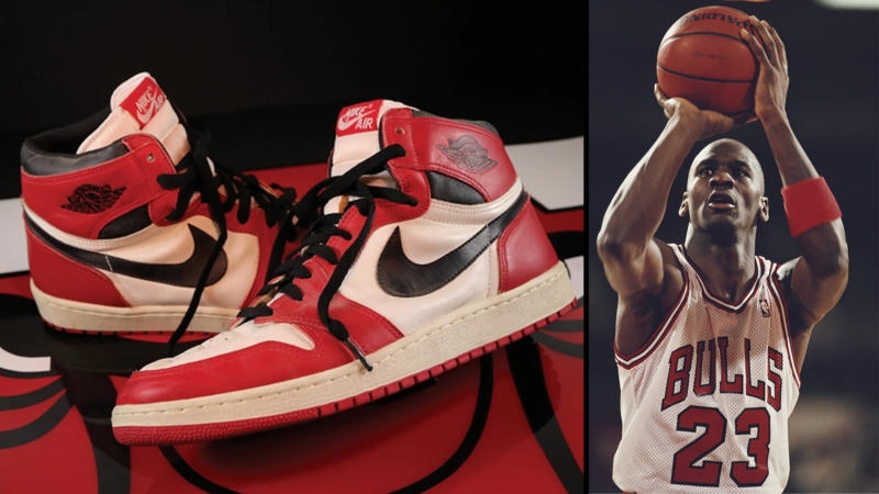 Michael Jordan's 'Broken Foot Game' Air Jordan 1s Sell For Over $400K Michael Jordan's 'Broken Foot Game' Air Jordan 1s Sell For Over $400K