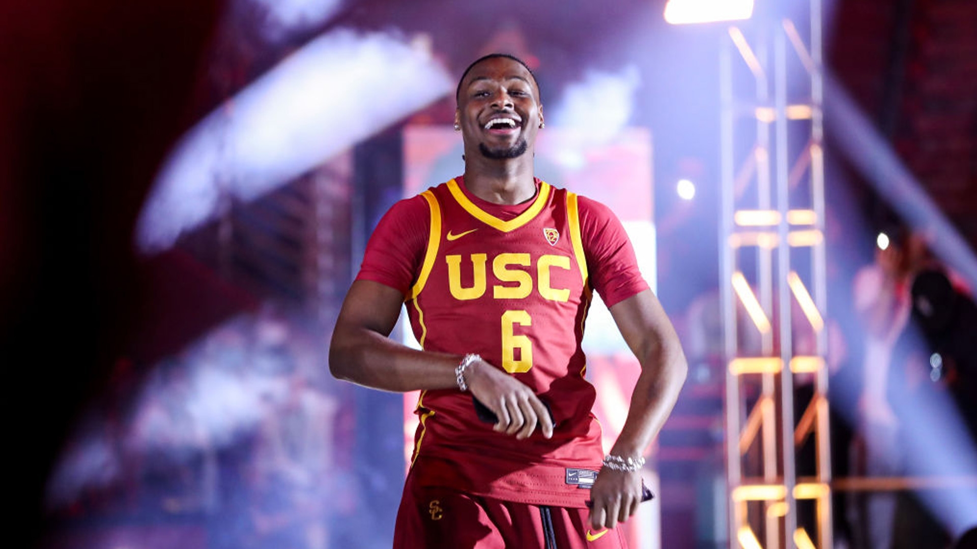 Bronny James Expected To Cash In Big Time After Becoming One Of Nike's First College Athletes To Launch A Jersey In The NIL Era Bronny James Expected To Cash In Big Time After Becoming One Of Nike's First College Athletes To Launch A Jersey In The NIL Era