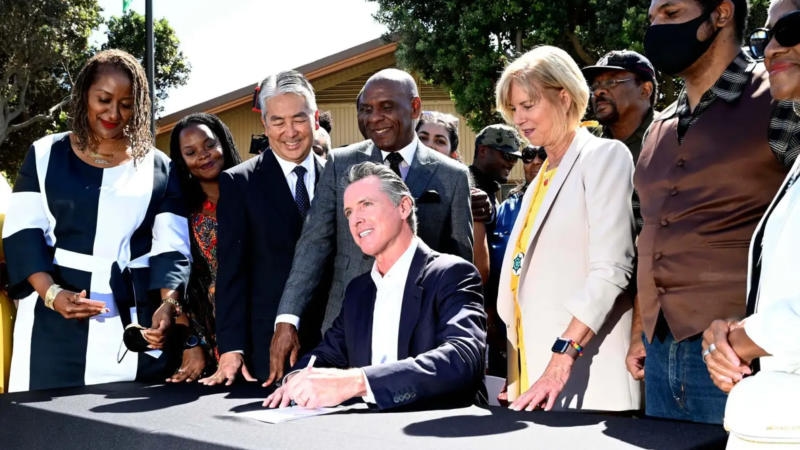 Gov. Gavin Newsom Returns Bruce's Beach To Descendants Of Original Black Owners, Says Move Can Be Part Of 'Broader Reparations' Gov. Gavin Newsom Returns Bruce's Beach To Descendants Of Original Black Owners, Says Move Can Be Part Of 'Broader Reparations'